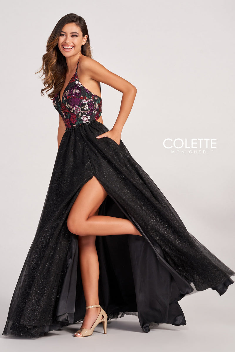 Colette by Daphne CL2039-black-multi-f