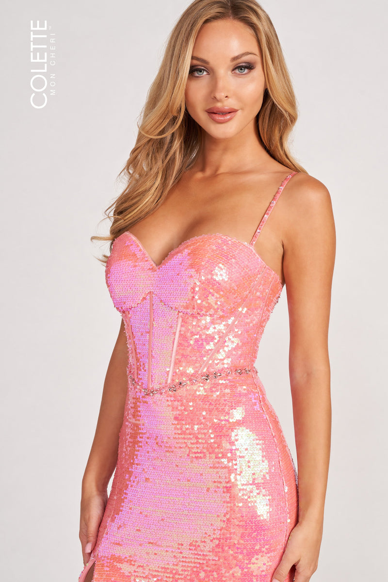 Colette by Daphne CL2054-coral-multi-f-c