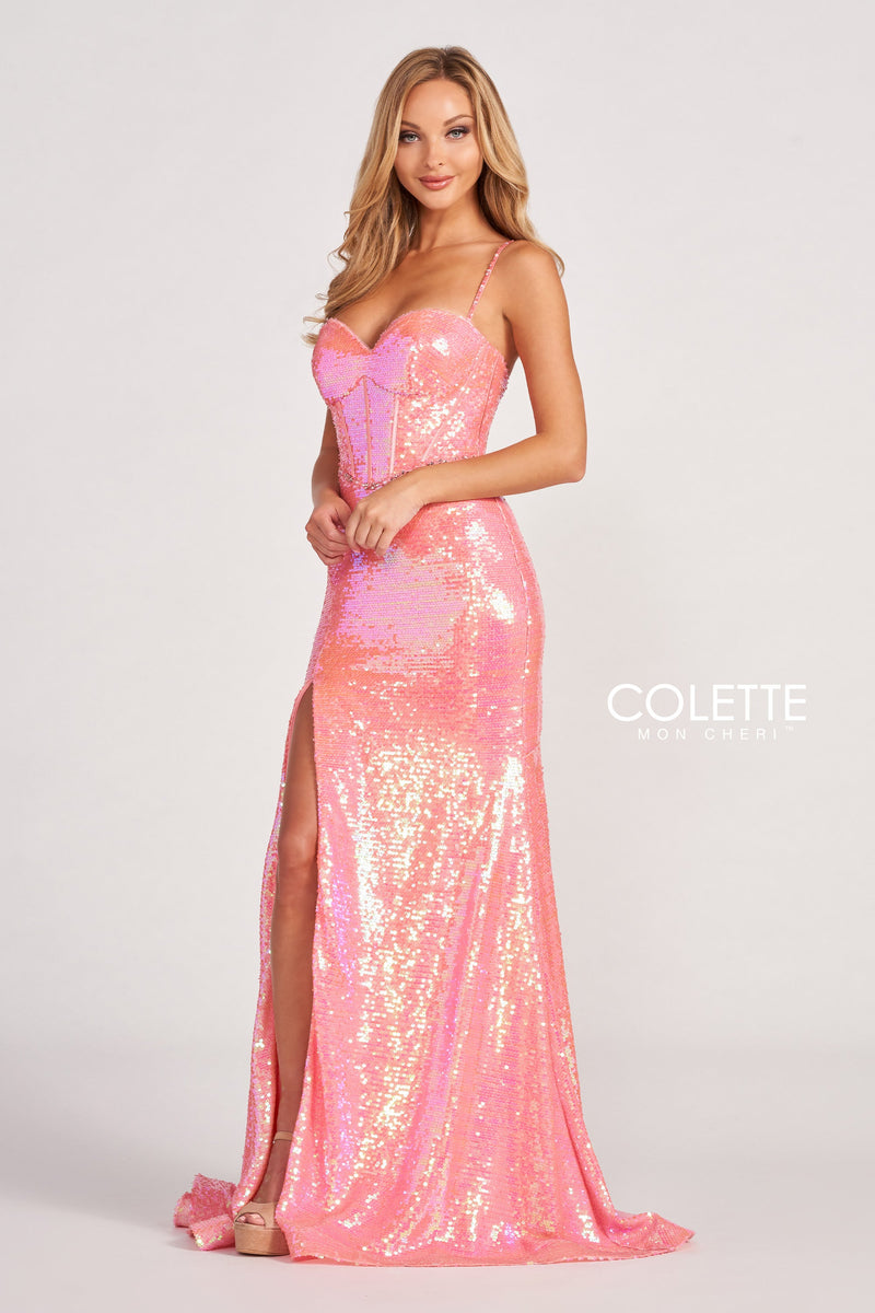 Colette by Daphne CL2054-coral-multi-f-d