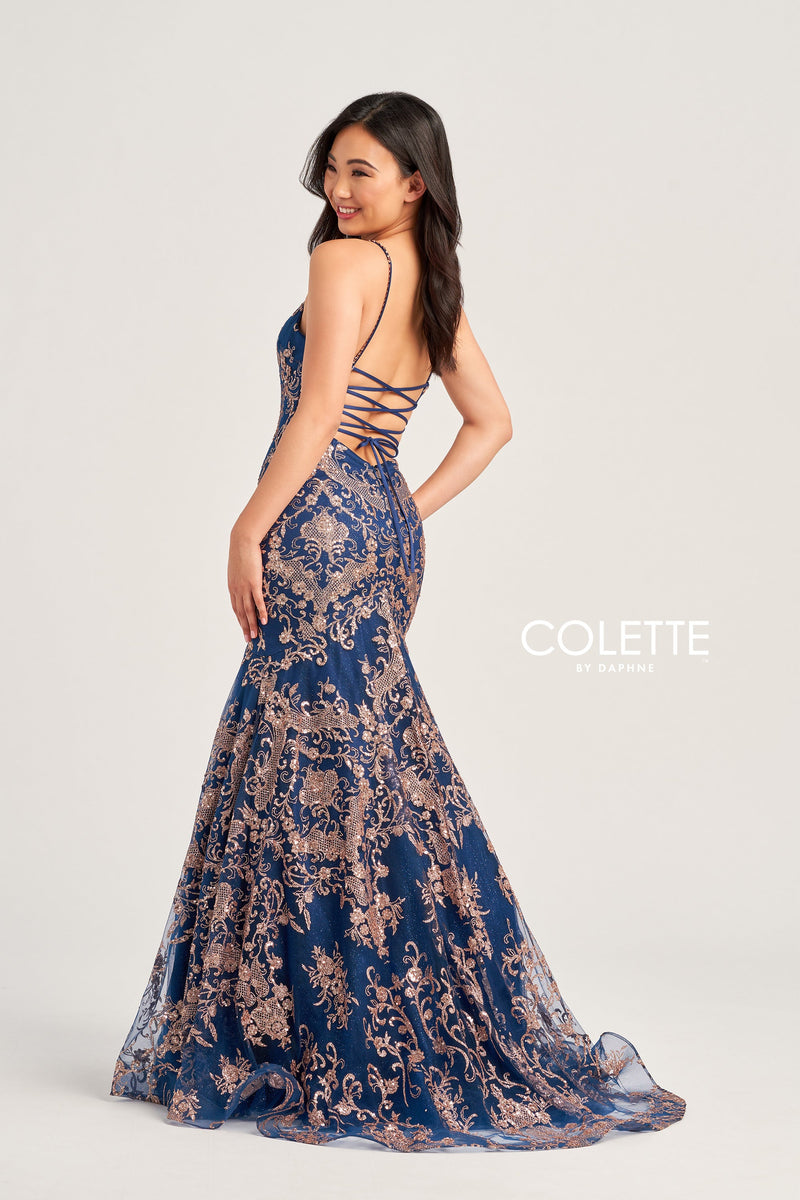 Colette by Daphne CL5105-navy-gold-b