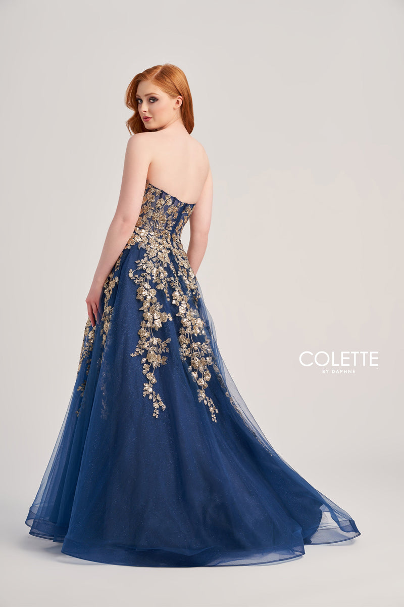 Colette by Daphne CL5136-navy-gold-a