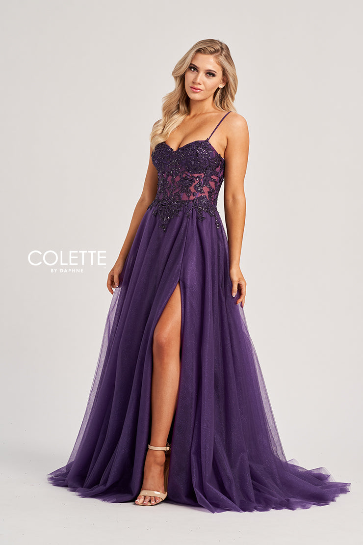 Colette by Daphne CL8280_PLUM_FRONT