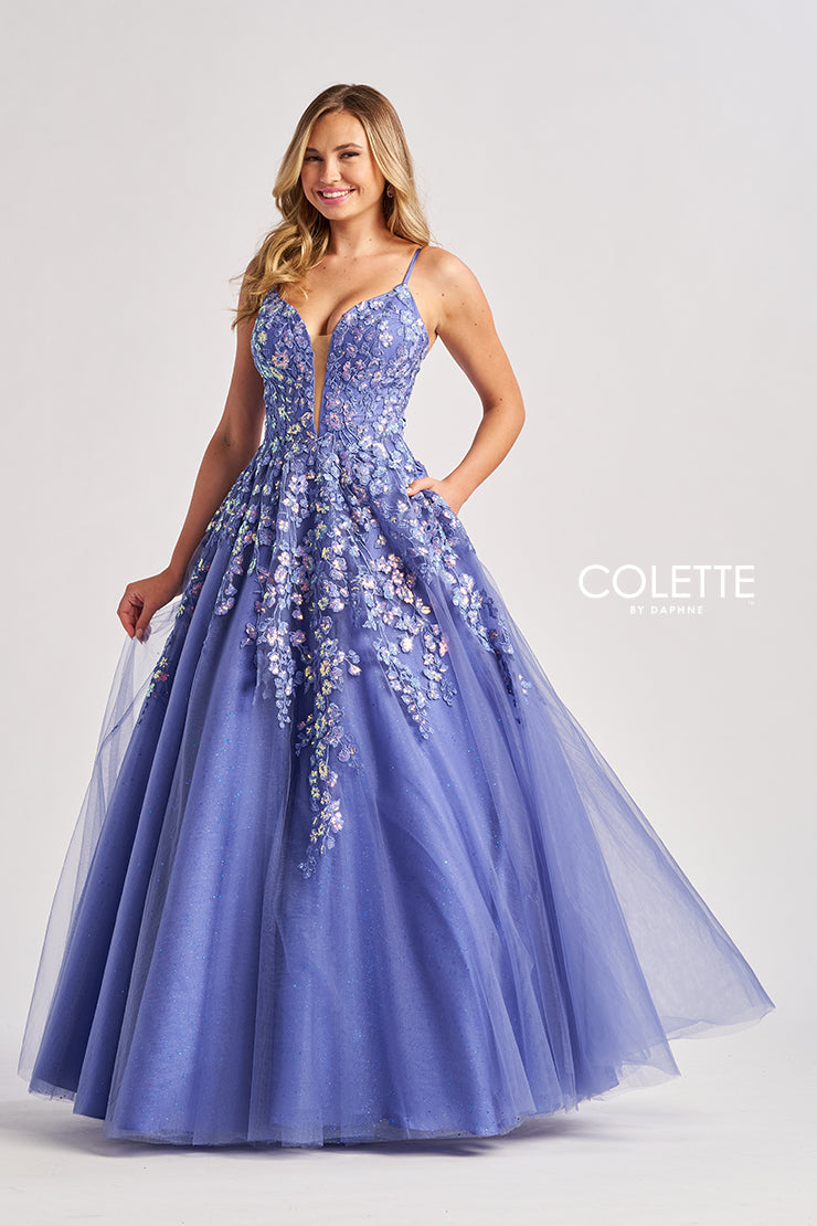 Colette by Daphne CL8420_PERIWINKLE_FRONT