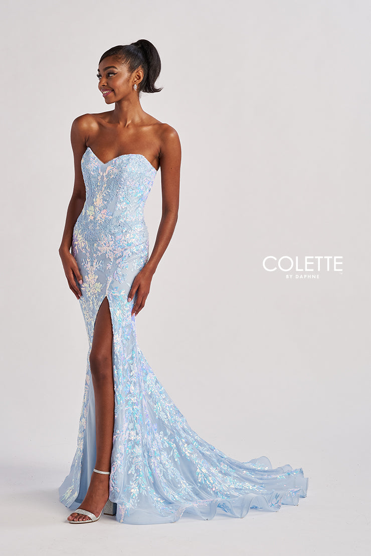 Colette by Daphne CL8440_ICE_BLUE_FRONT