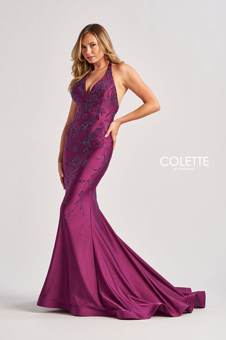 Colette by Daphne CL8455_PLUM_FRONT