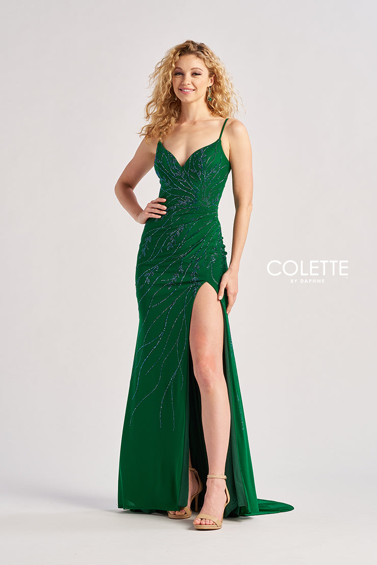 Colette by Daphne CL8510_EMERALD_FRONT