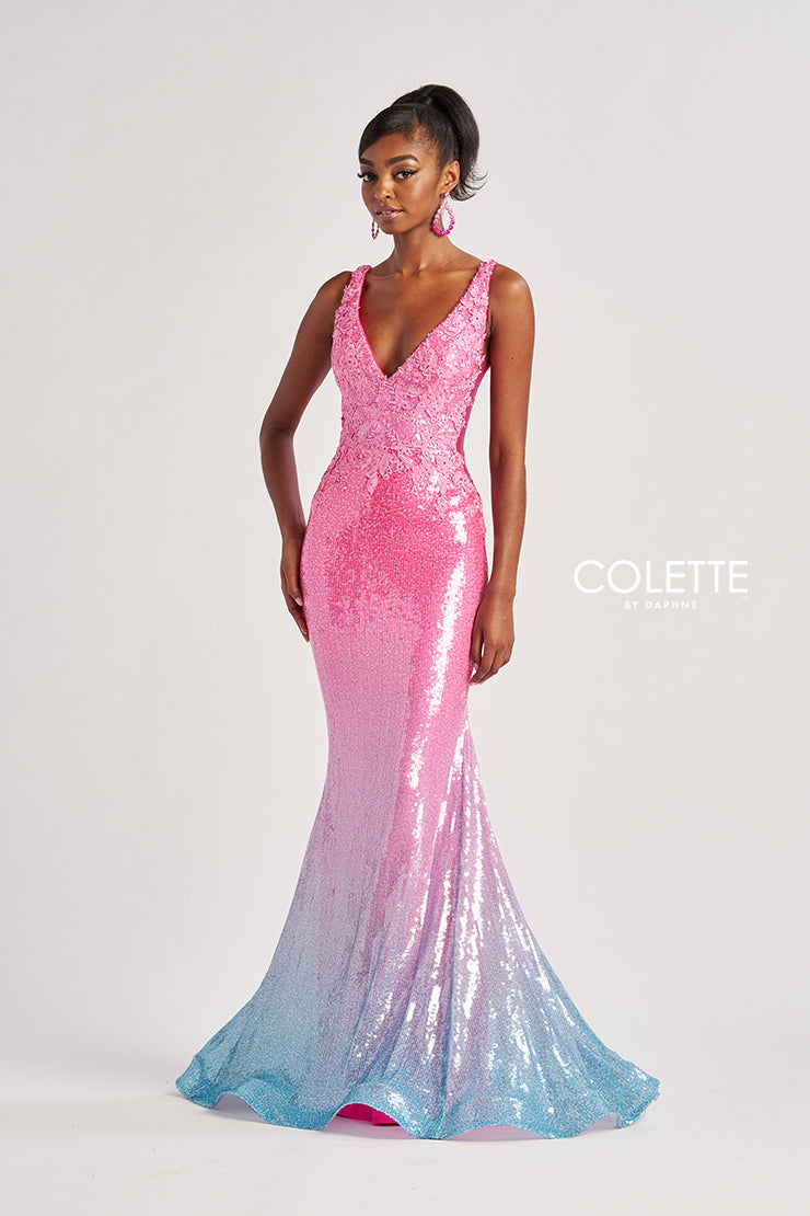 Colette by Daphne CL8605-pink-ombre-c