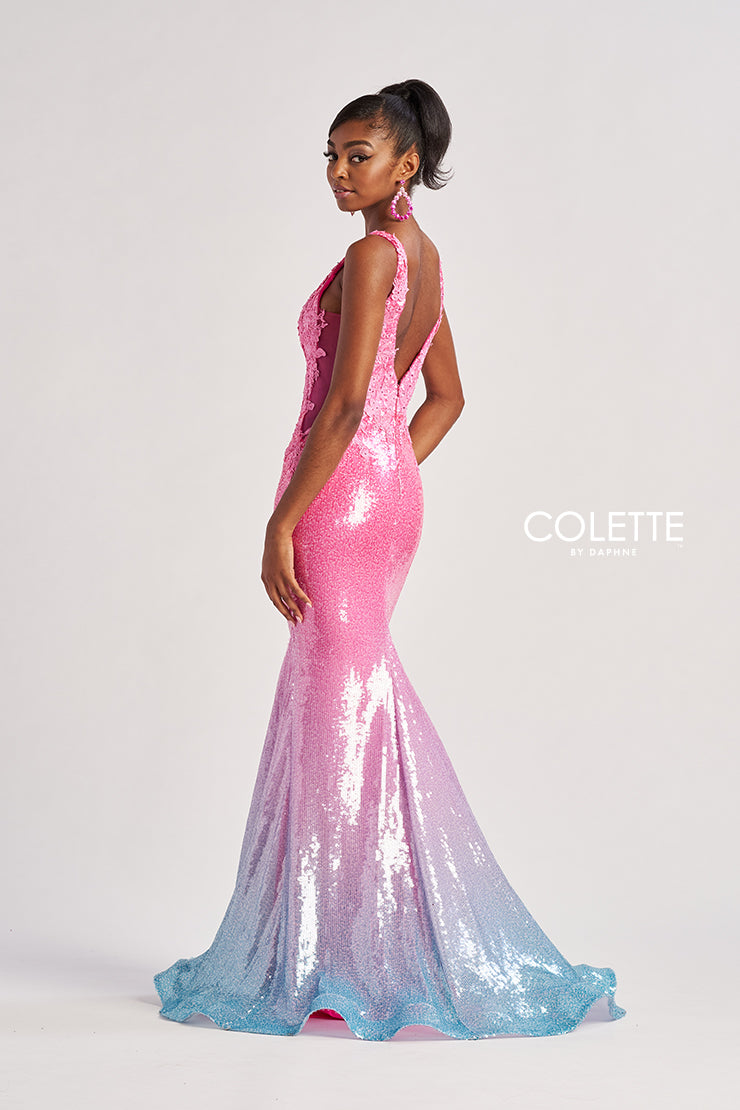Colette by Daphne CL8605-pink-ombre-d