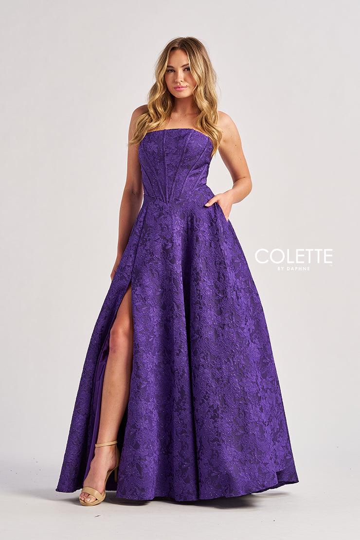 Colette by Daphne CL8675_PURPLE_FRONT