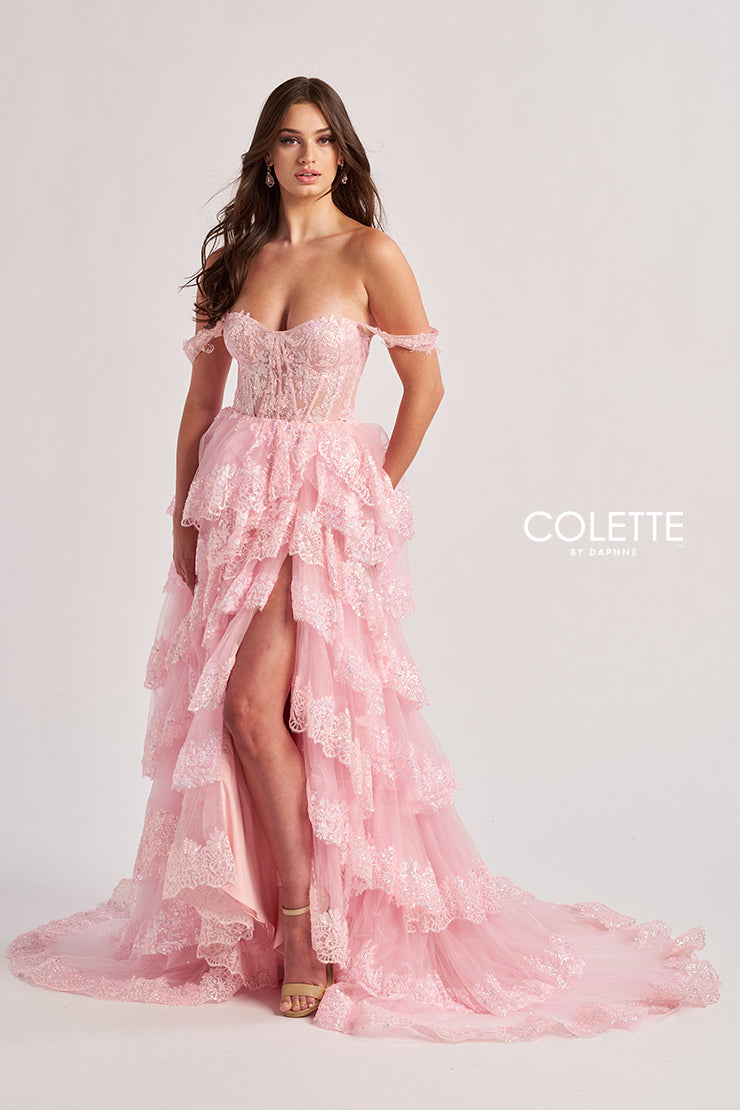 Colette by Daphne CL8690_PINK_FRONT