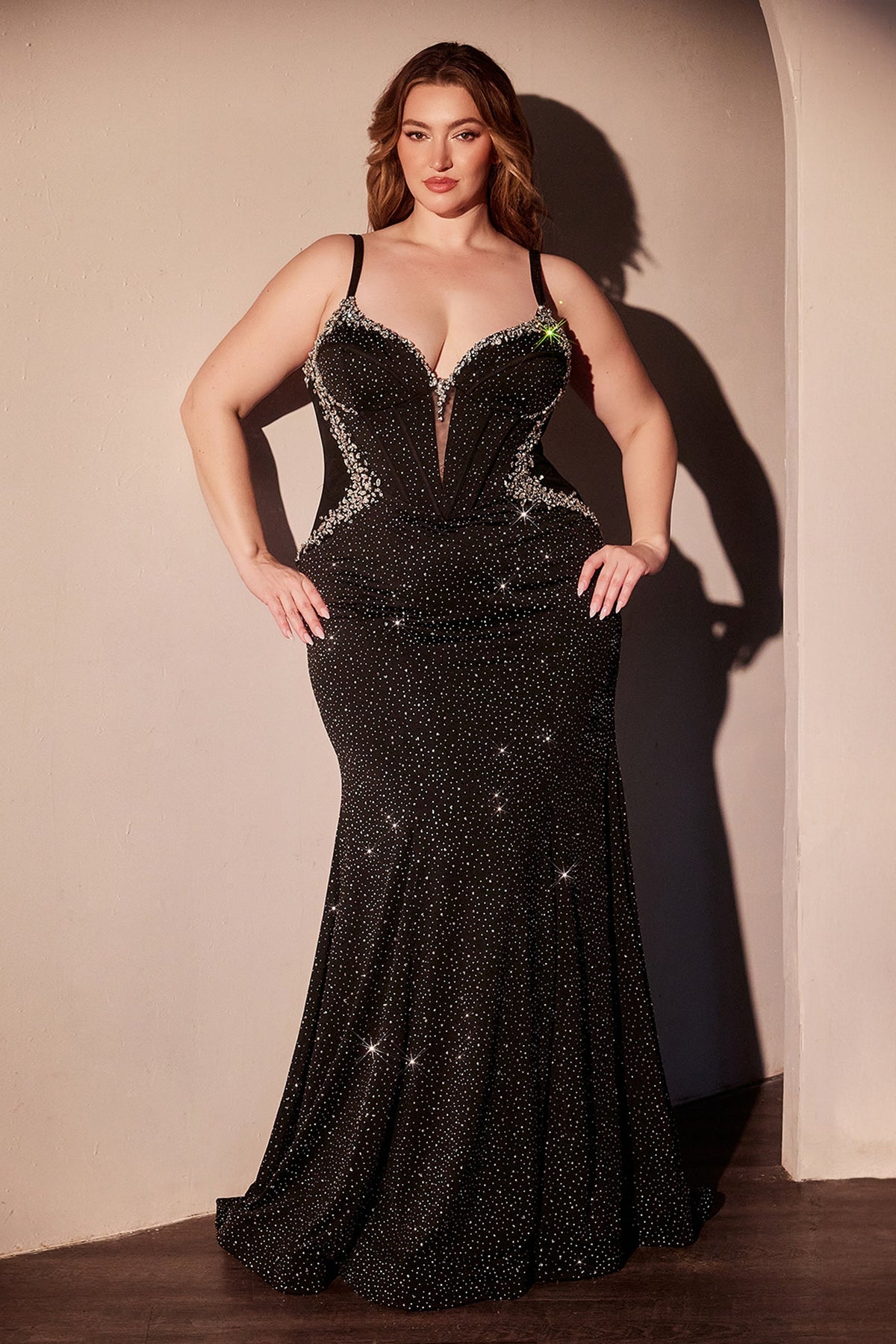 Ladivine by Cinderella Divine CM365C_BLACK_FRONT