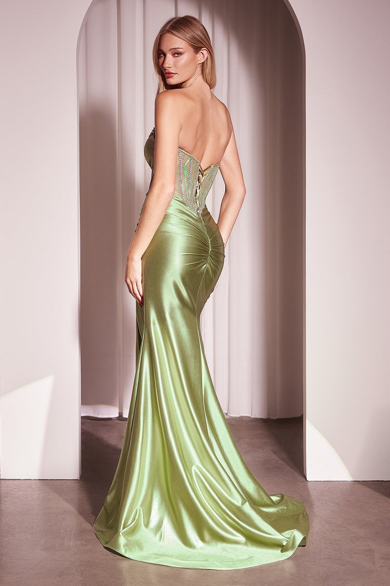 Ladivine by Cinderella Divine CM368_GREENERY_BACK