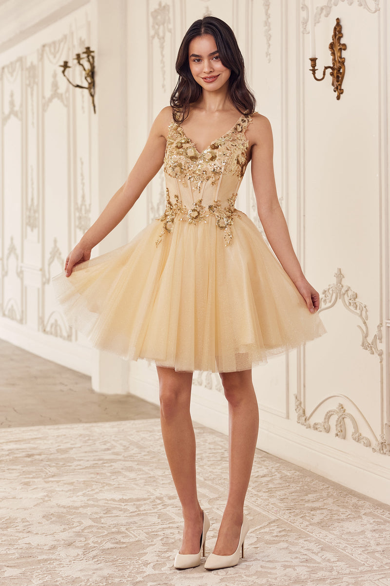 Ladivine by Cinderella Divine CY019_champagne