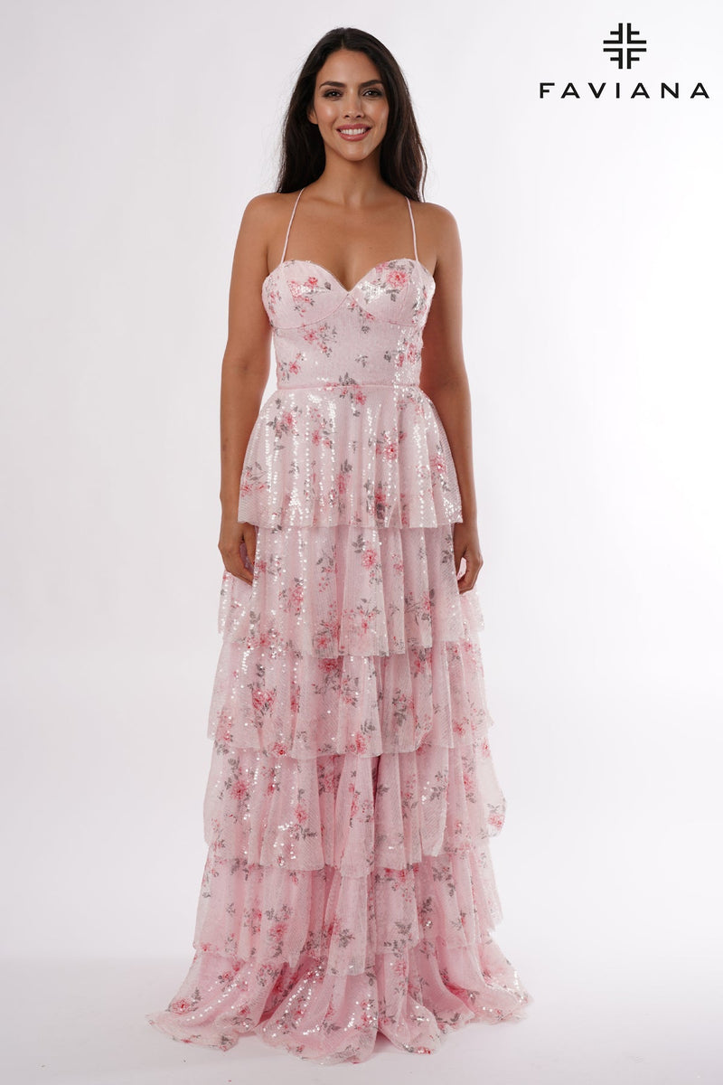 Faviana E11223_LIGHT_PINK_FLORAL_FRONT_2
