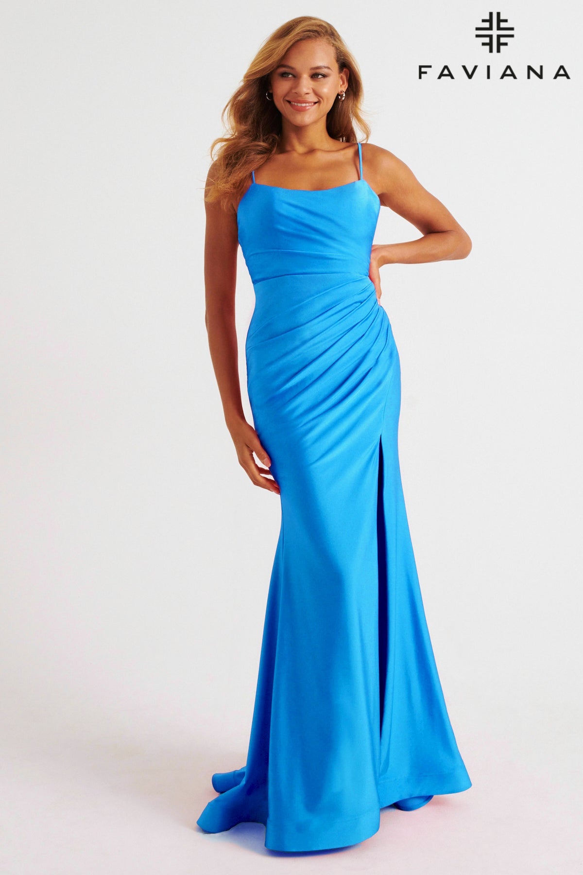 Faviana E11265_SEA_BLUE_FRONT