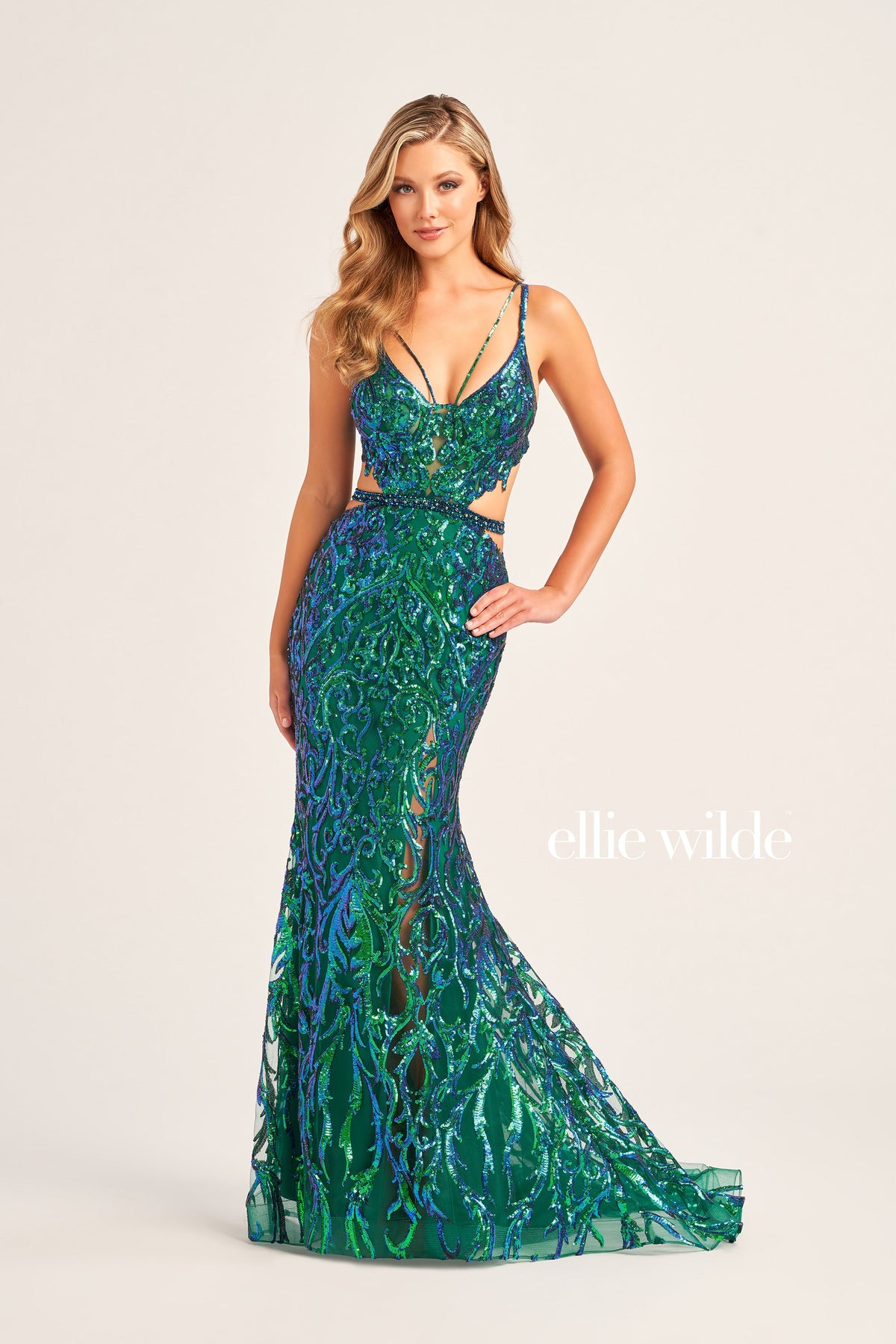 Ellie Wilde EW35007-emerald-a