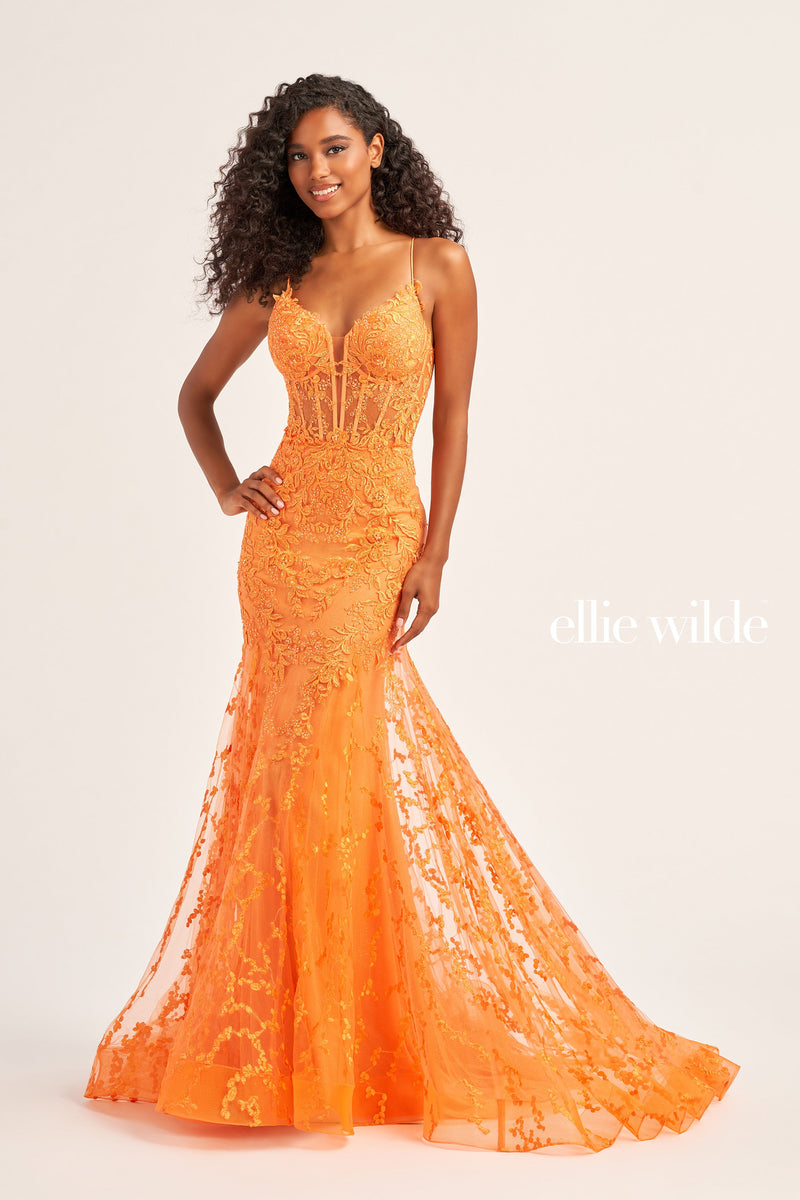 Ellie Wilde EW35010-orange-a