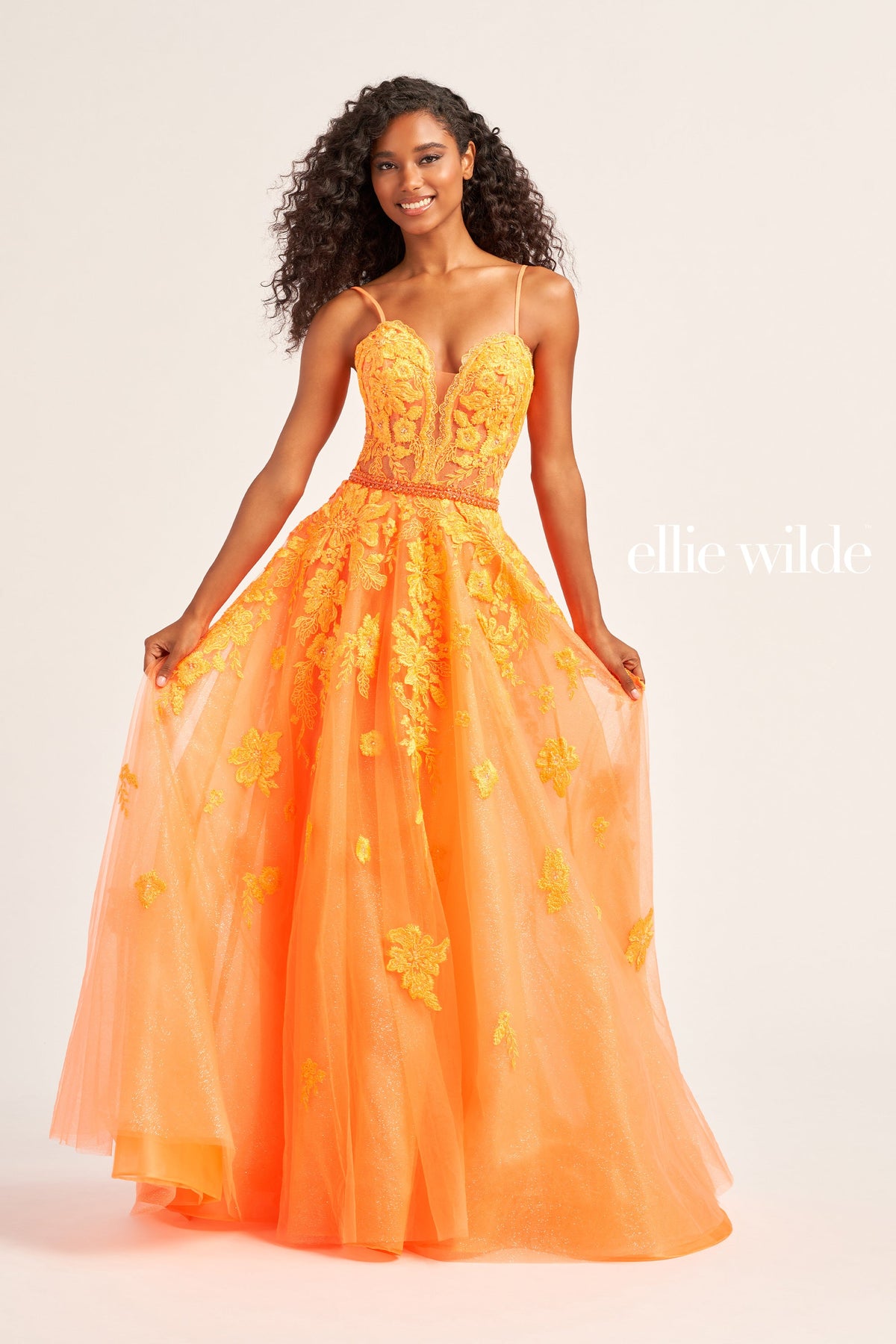 Ellie Wilde EW35016-orange-a
