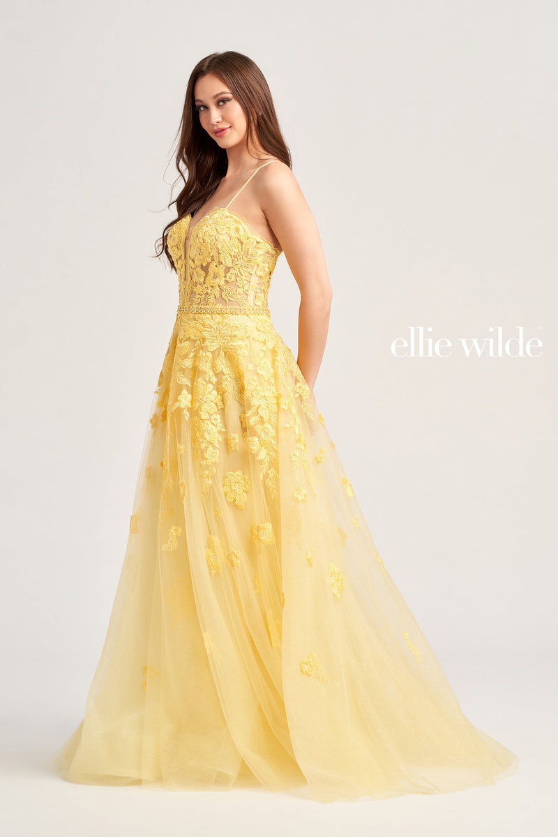 Ellie Wilde EW35016-yellow-a