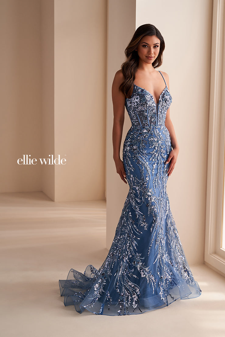 Ellie Wilde EW35039-steel-blue-e