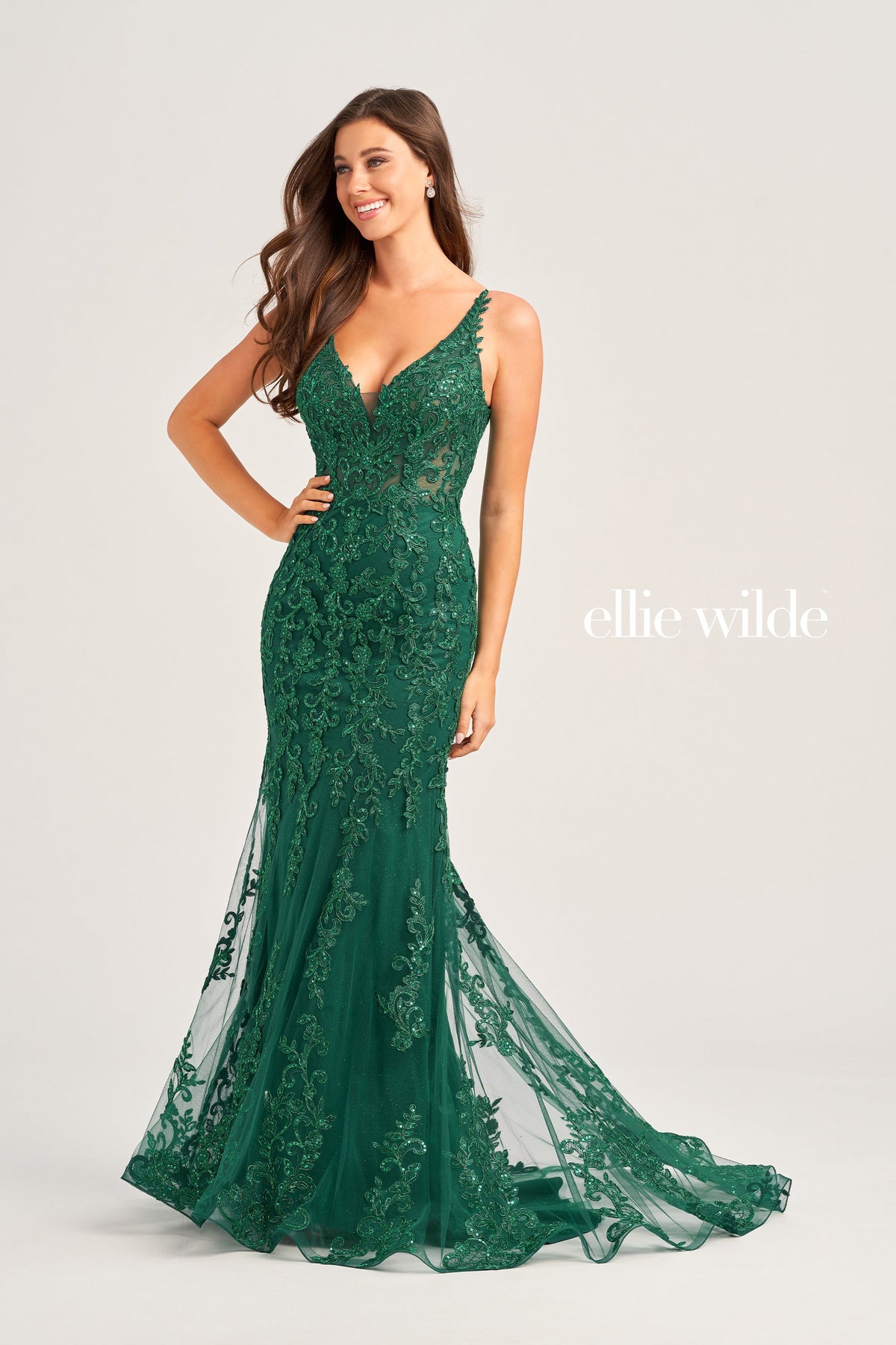 Ellie Wilde EW35071-emerald-a