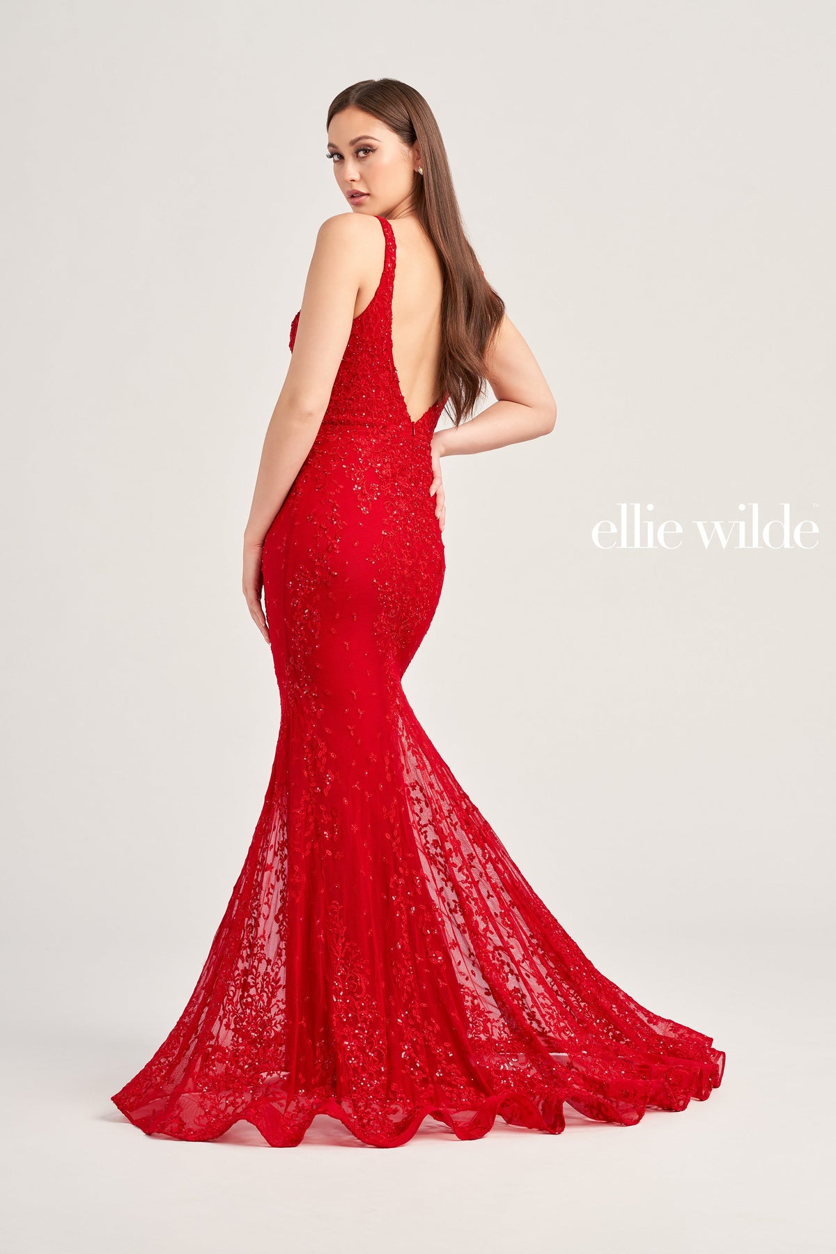 Ellie Wilde EW35072-red-b