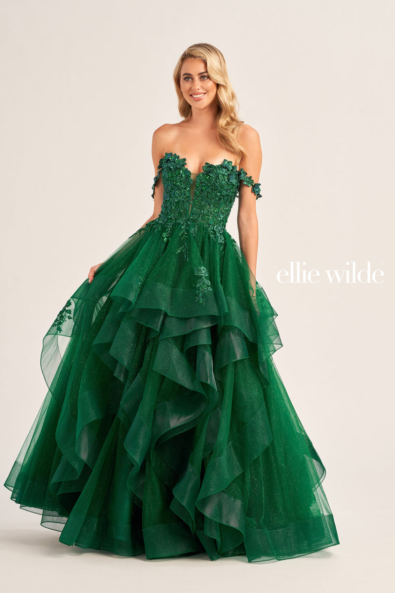Ellie Wilde EW35084-emerald-a