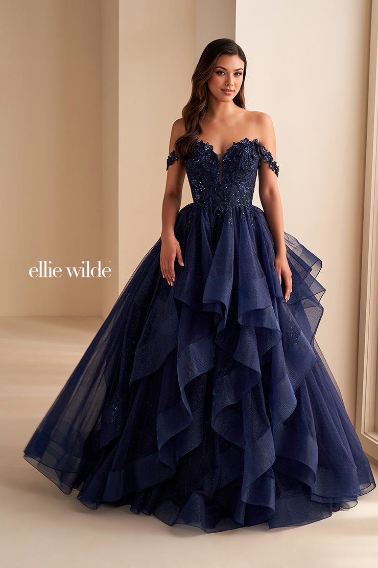 Ellie Wilde EW35084-navy-blue-e