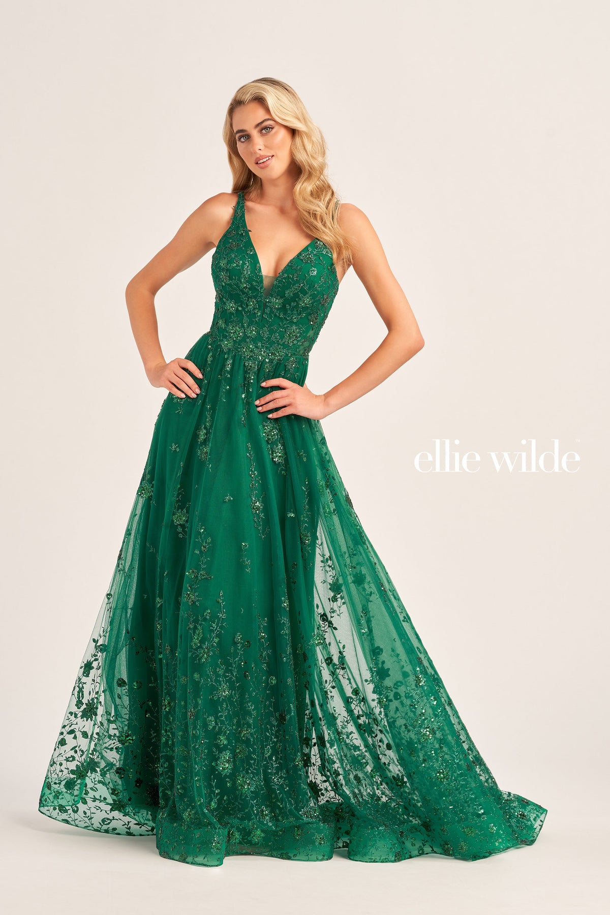 Ellie Wilde EW35105-emerald-a
