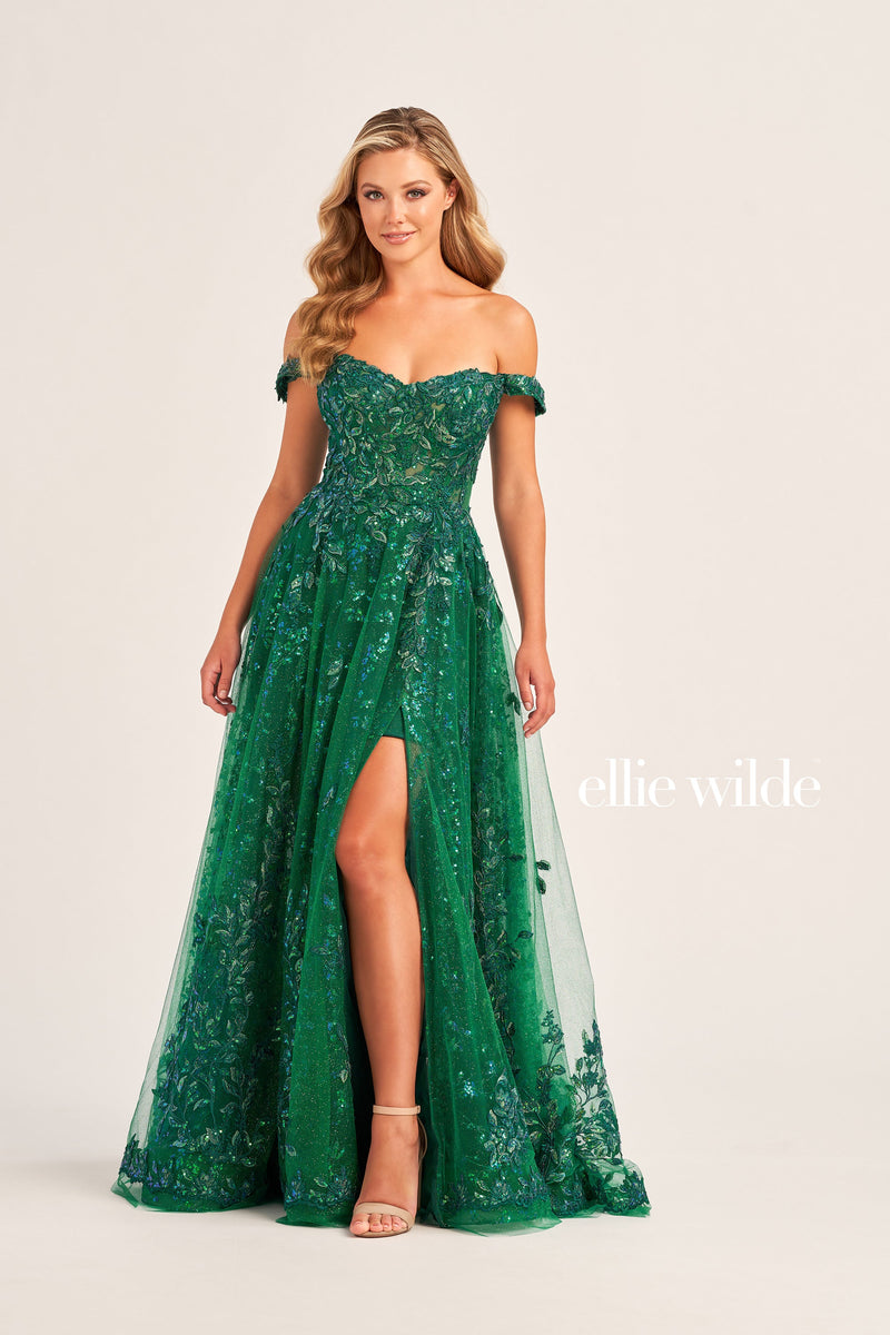Ellie Wilde EW35116-emerald-a