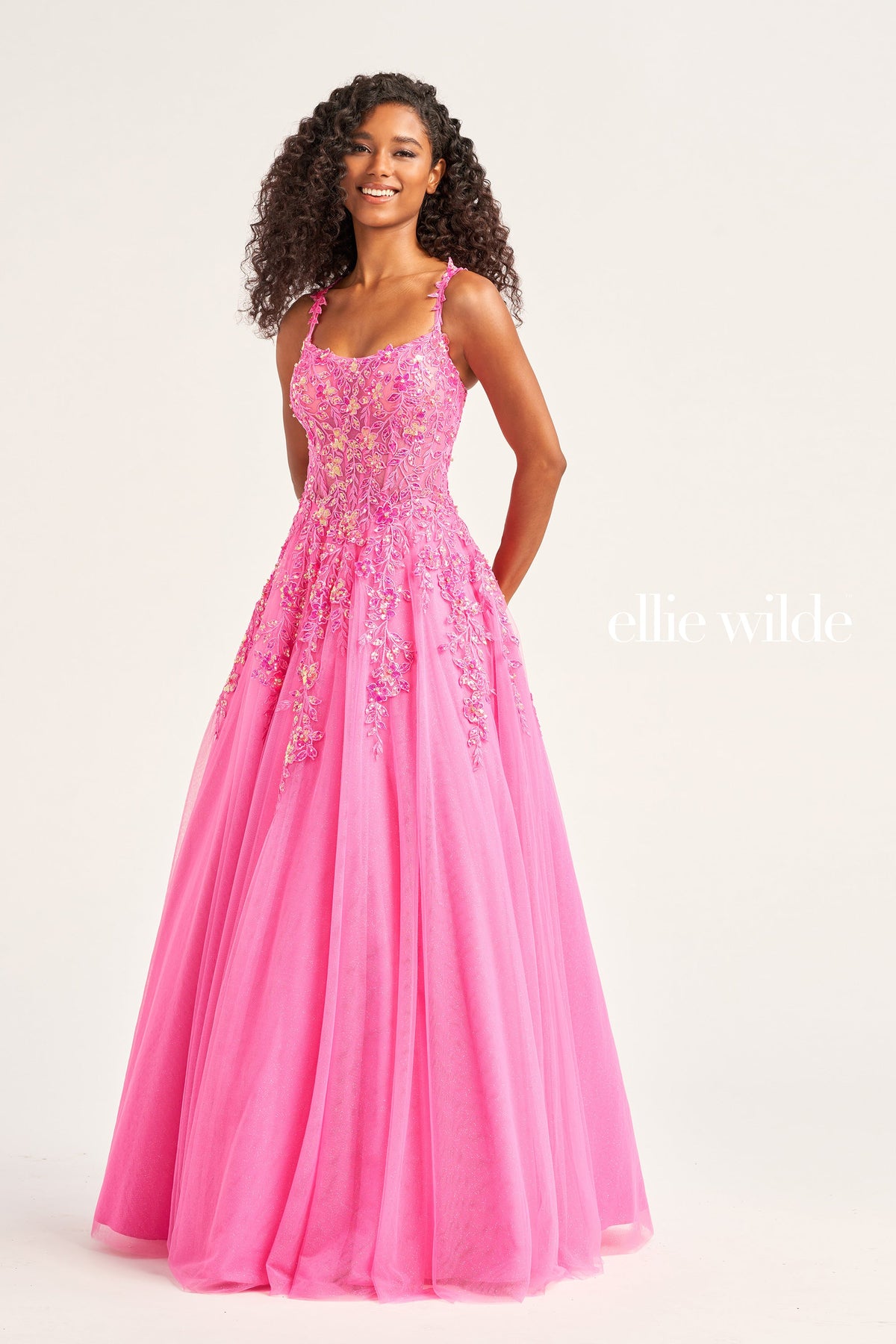 Ellie Wilde EW35123-hot-pink-a