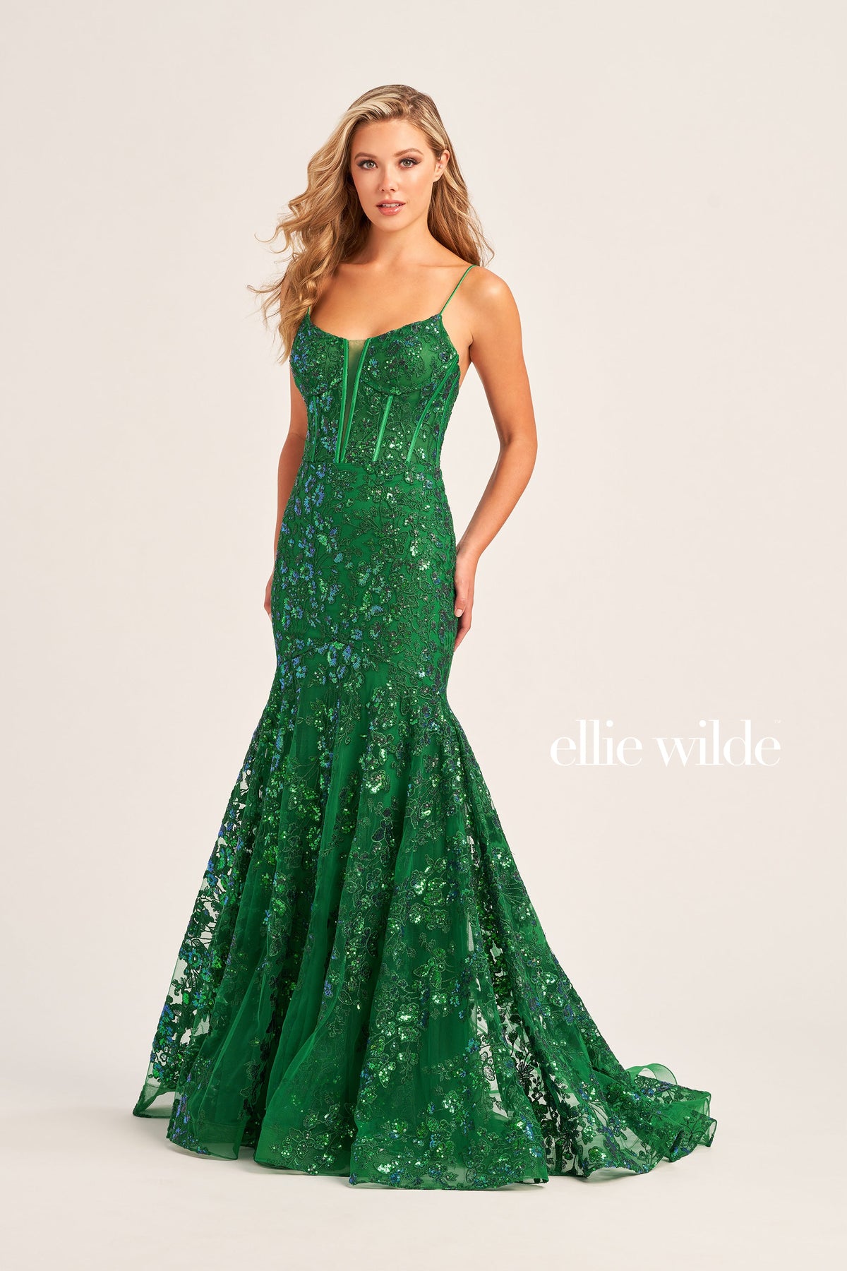 Ellie Wilde EW35203-emerald-a