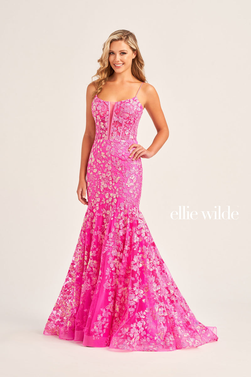 Ellie Wilde EW35203-hot-pink-a