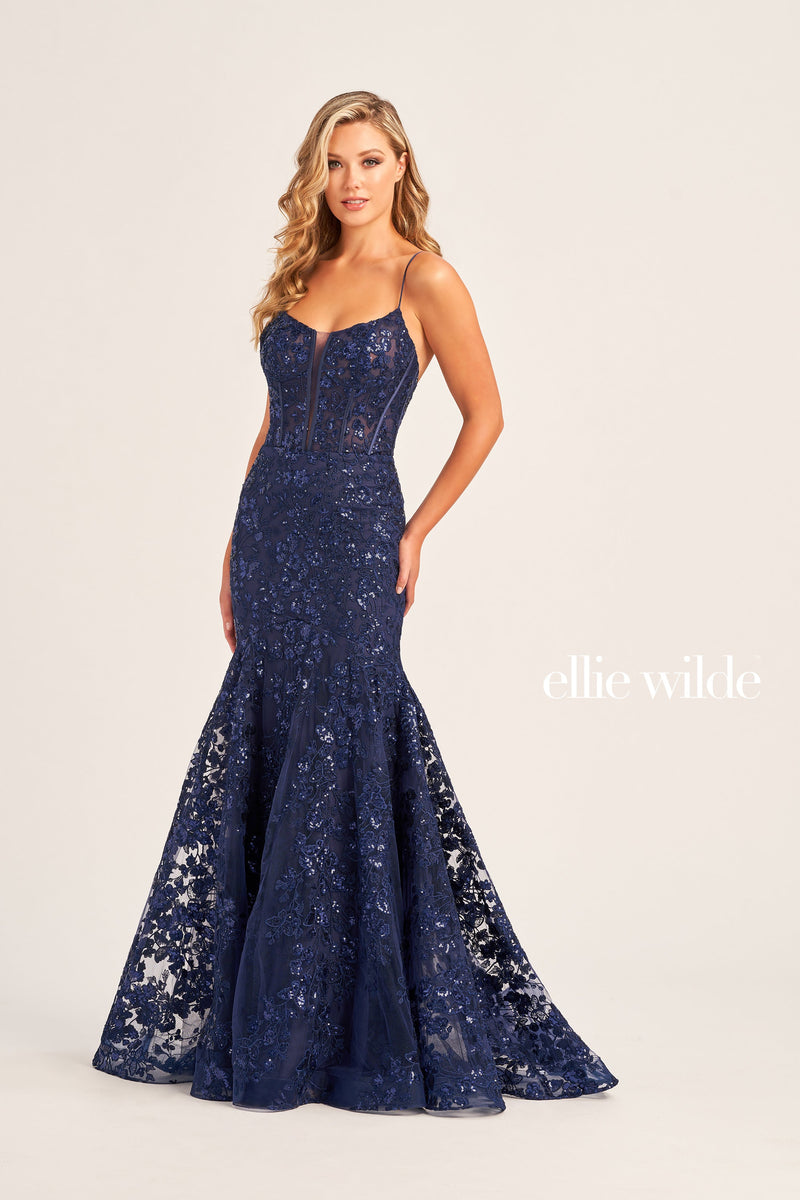 Ellie Wilde EW35203-navy-blue-a