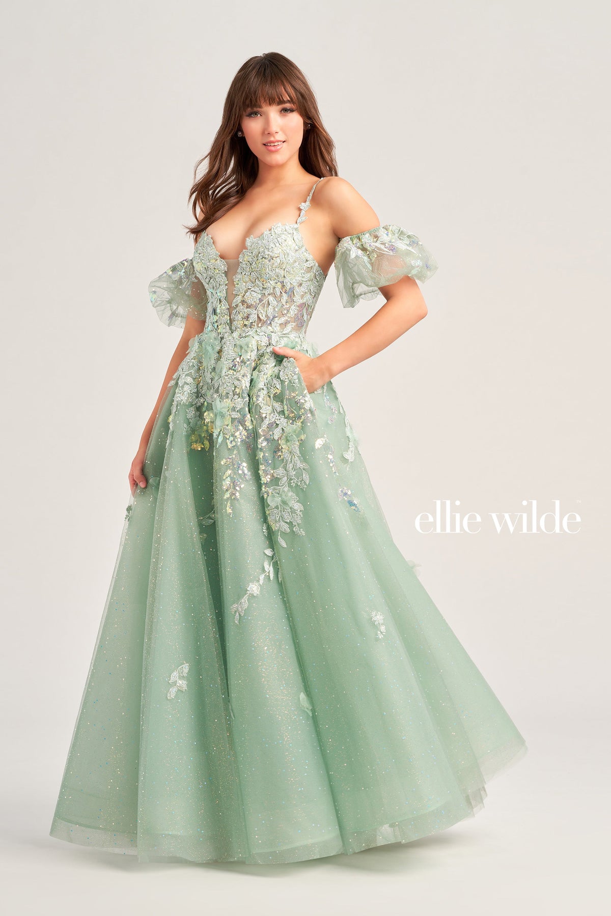Ellie Wilde EW35205-sage-a