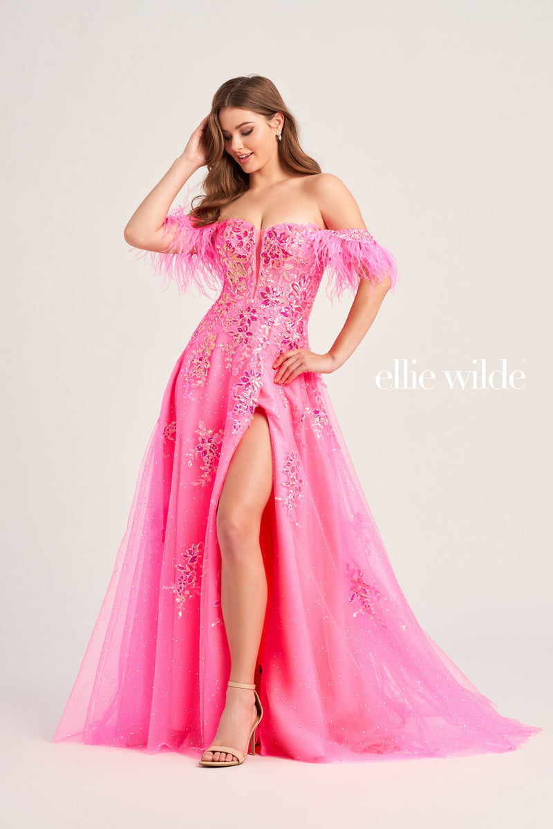Ellie Wilde EW35220-hot-pink-a