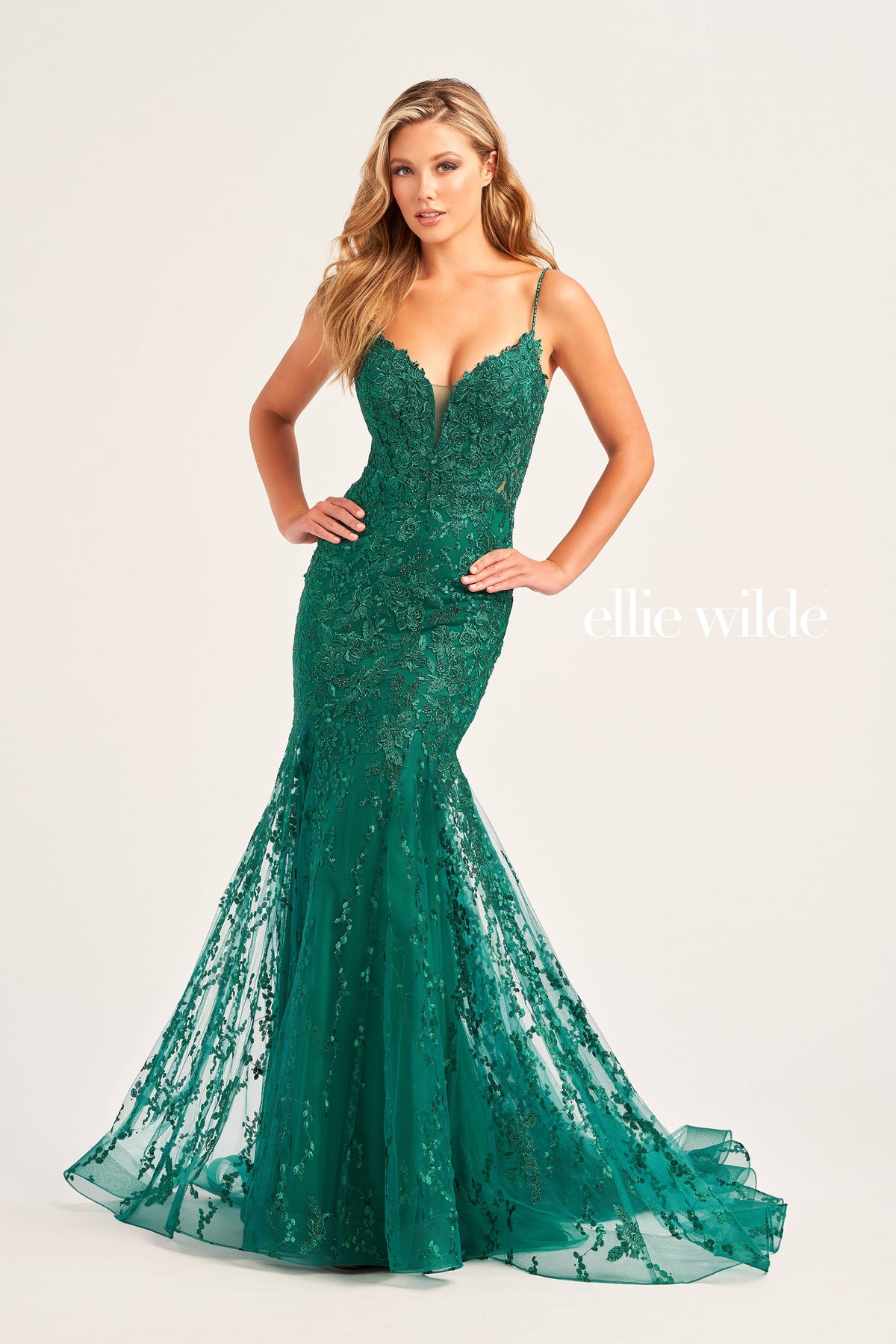 Ellie Wilde EW35221-emerald-a