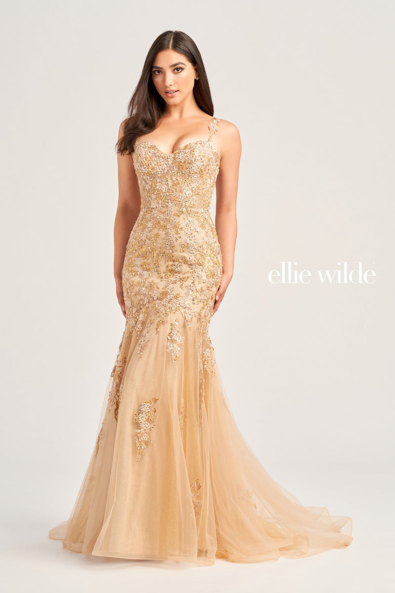 Ellie Wilde EW35238-champagne-a