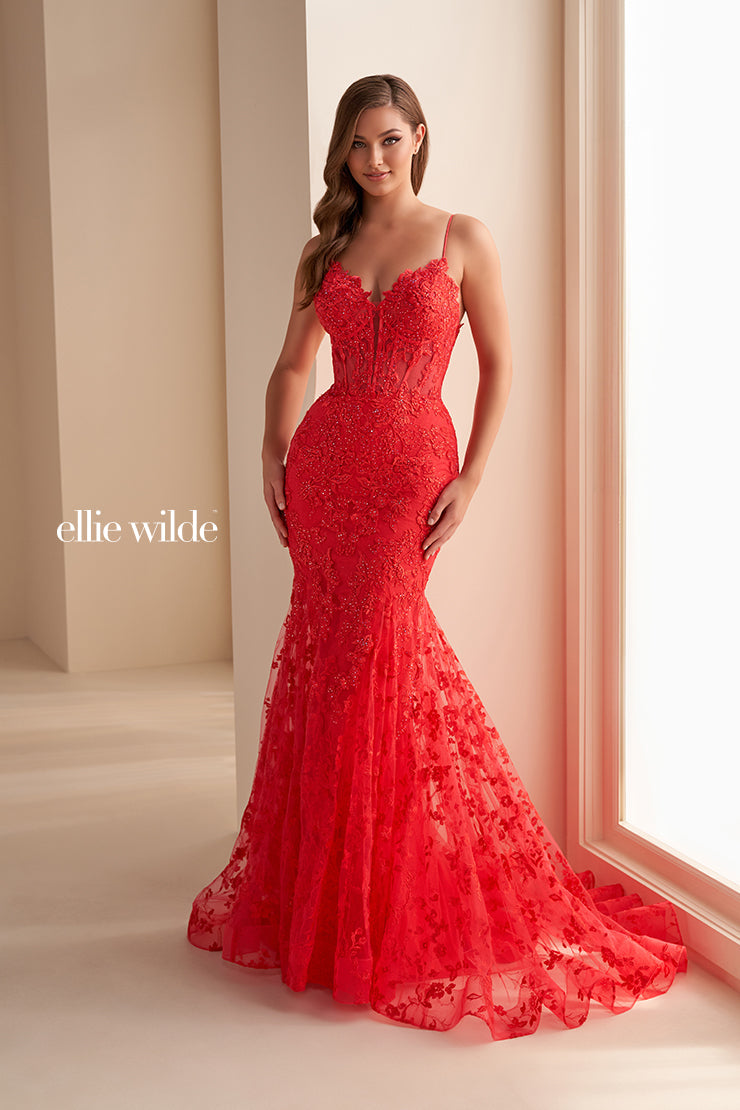 Ellie Wilde EW36008-strawberry-m