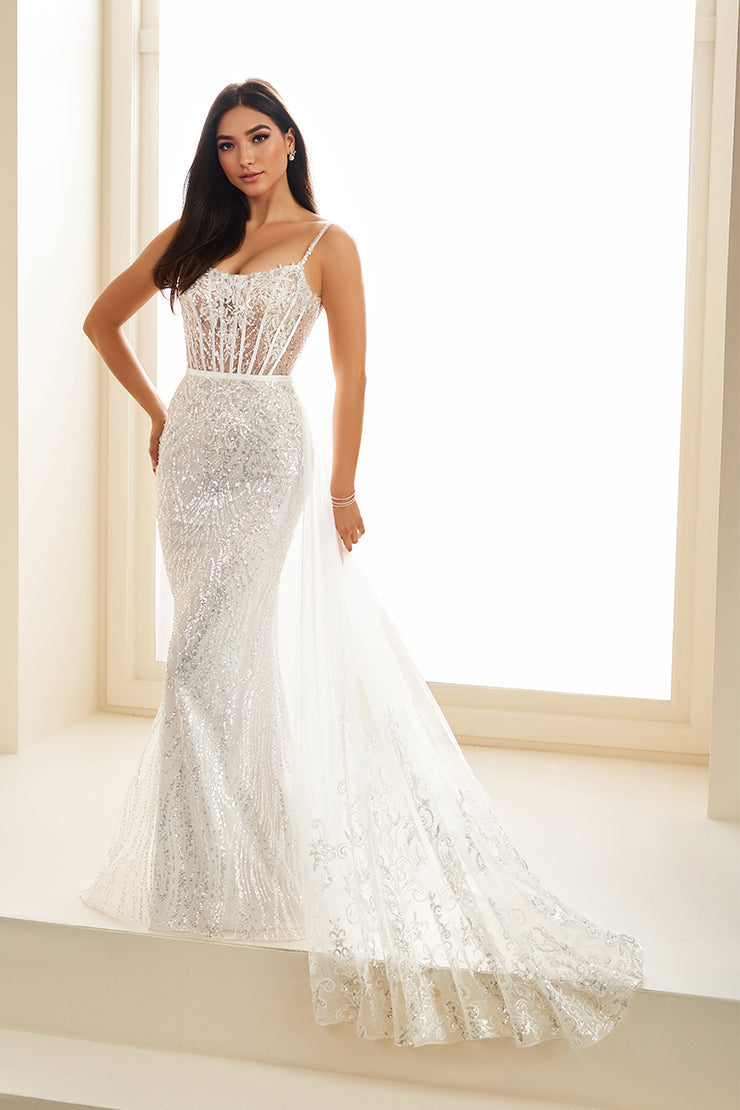 Ellie Wilde EW36075-ivory-j
