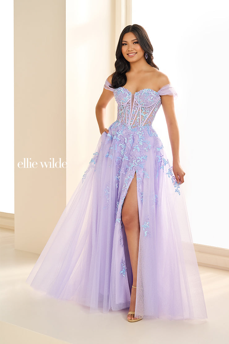 Ellie Wilde EW36217-lilac-light-blue-a