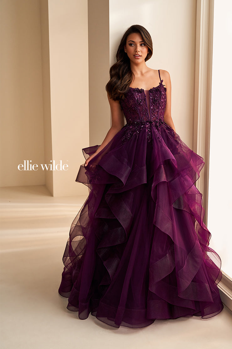 Ellie Wilde EW36225-dark-plum-c