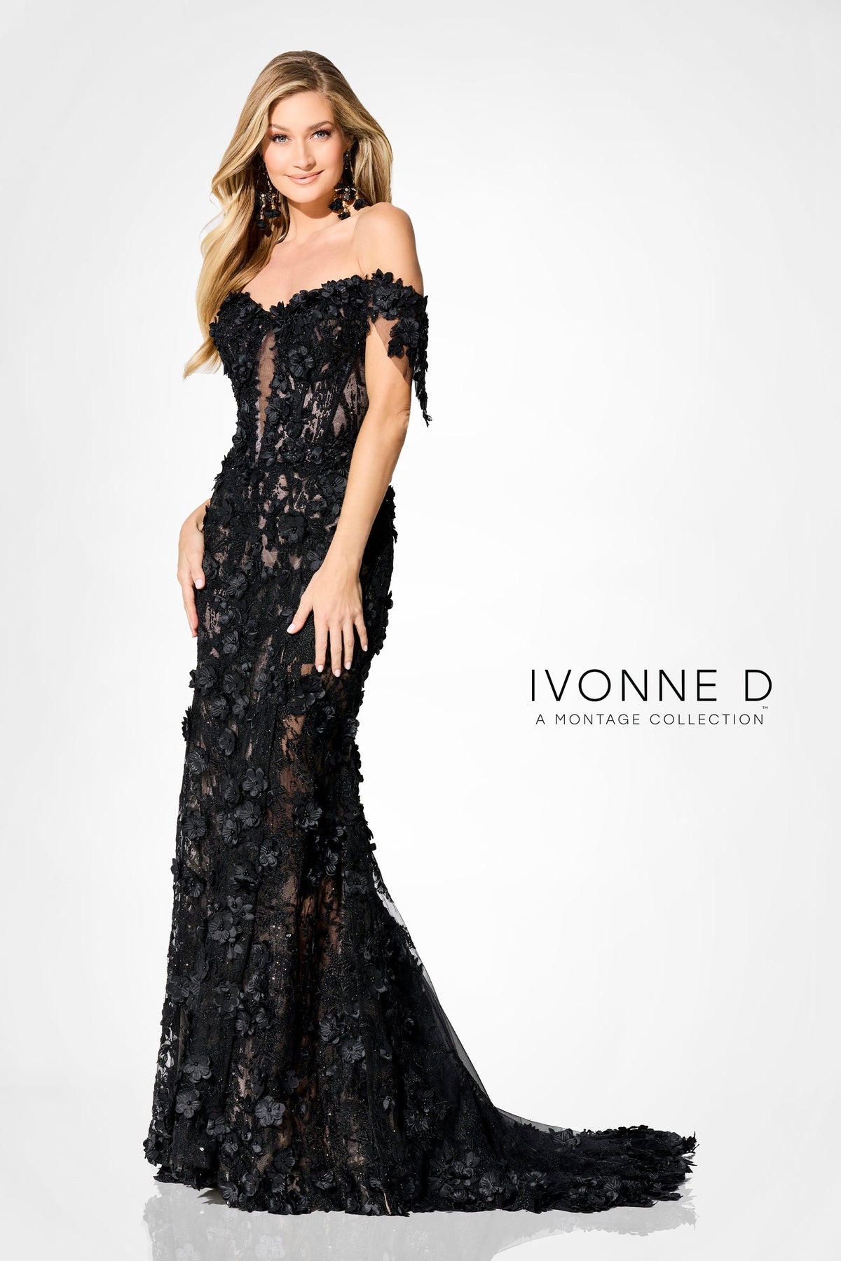 Ivonne D ID915-black-nude-c