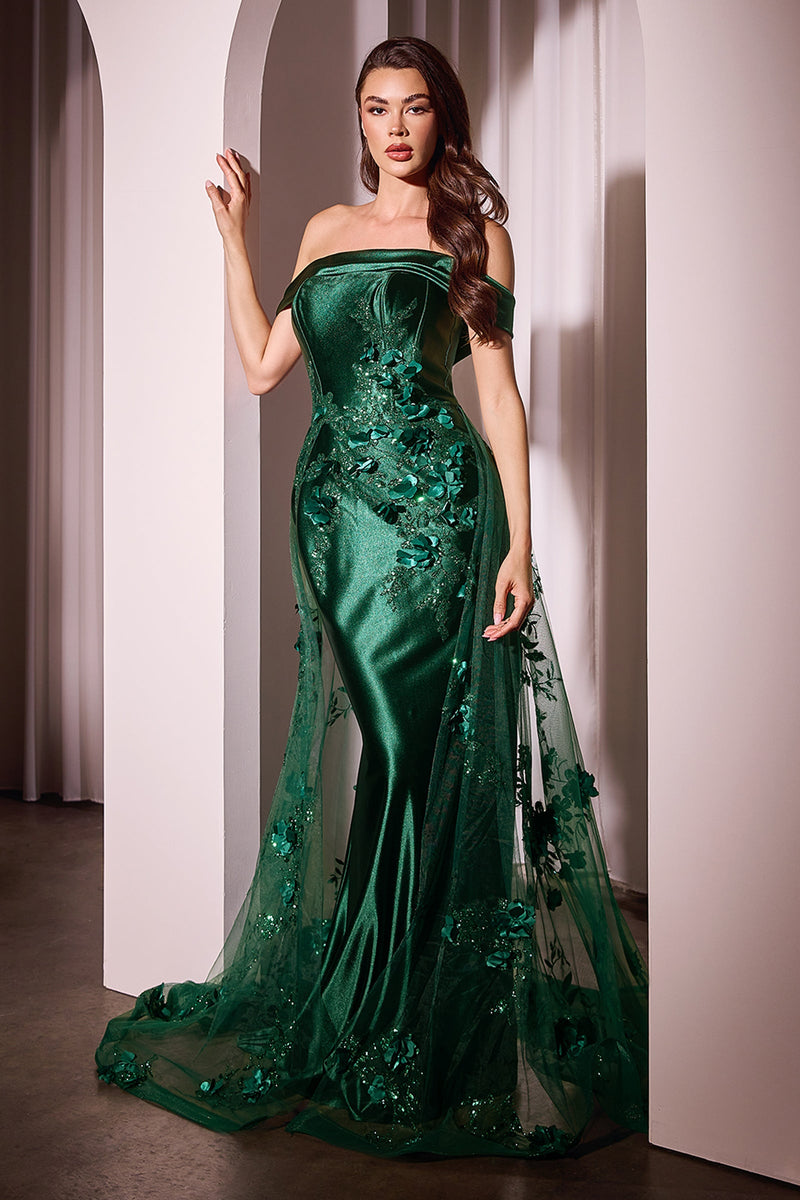 Ladivine by Cinderella Divine J876_emerald_FRONT