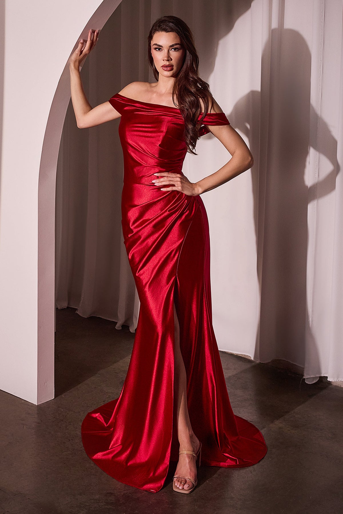 Ladivine by Cinderella Divine J877_RED_FRONT