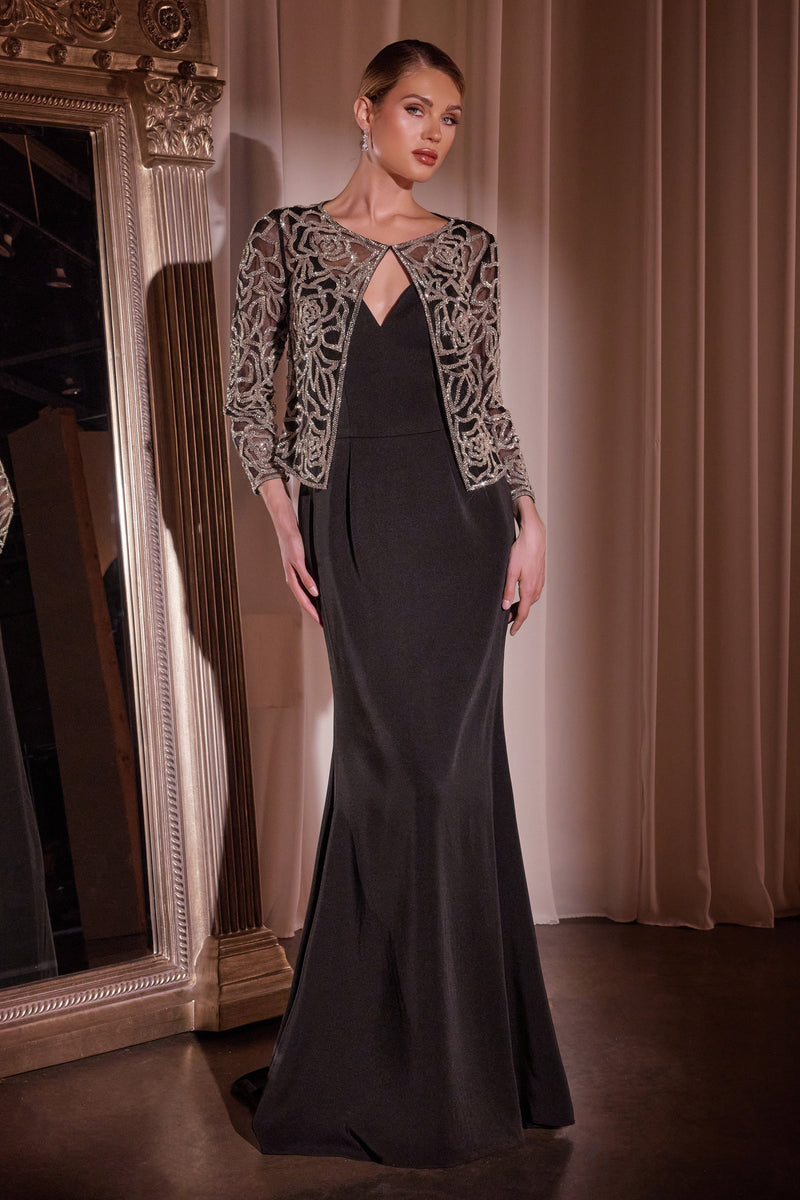 Ladivine by Cinderella Divine J881_BLACK_FRONT