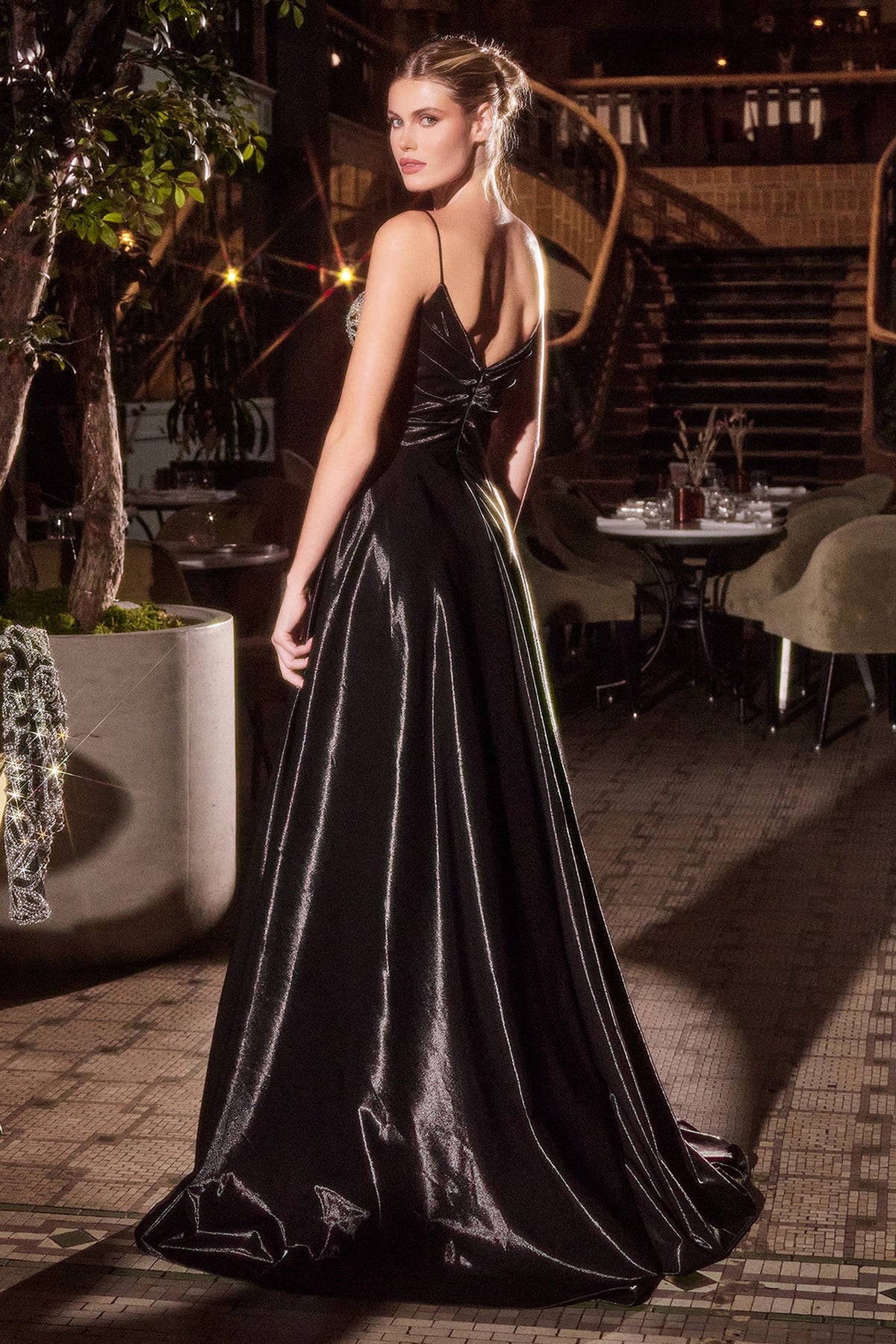 Ladivine by Cinderella Divine J882_BLACK_BACK_3