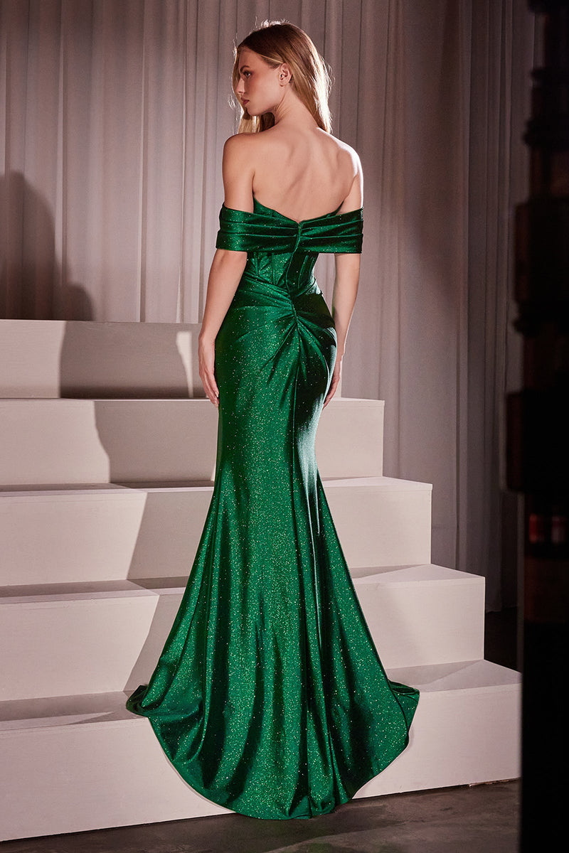 Ladivine by Cinderella Divine KV1115_EMERALD_BACK