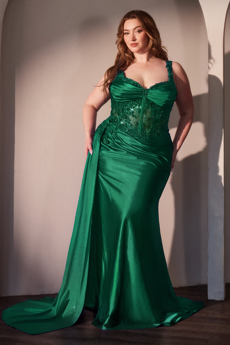 Ladivine by Cinderella Divine KV1125C_EMERALD_FRONT