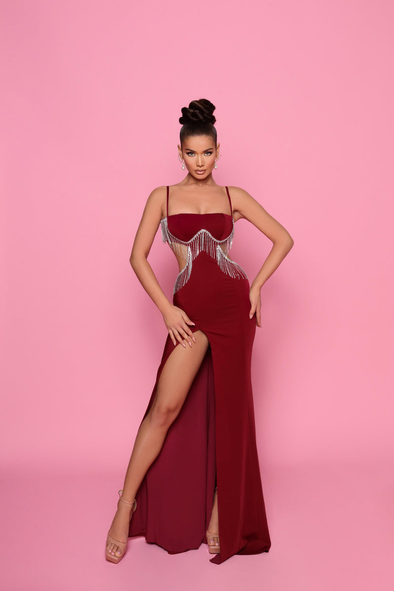 Nicoletta NP173_MAROON